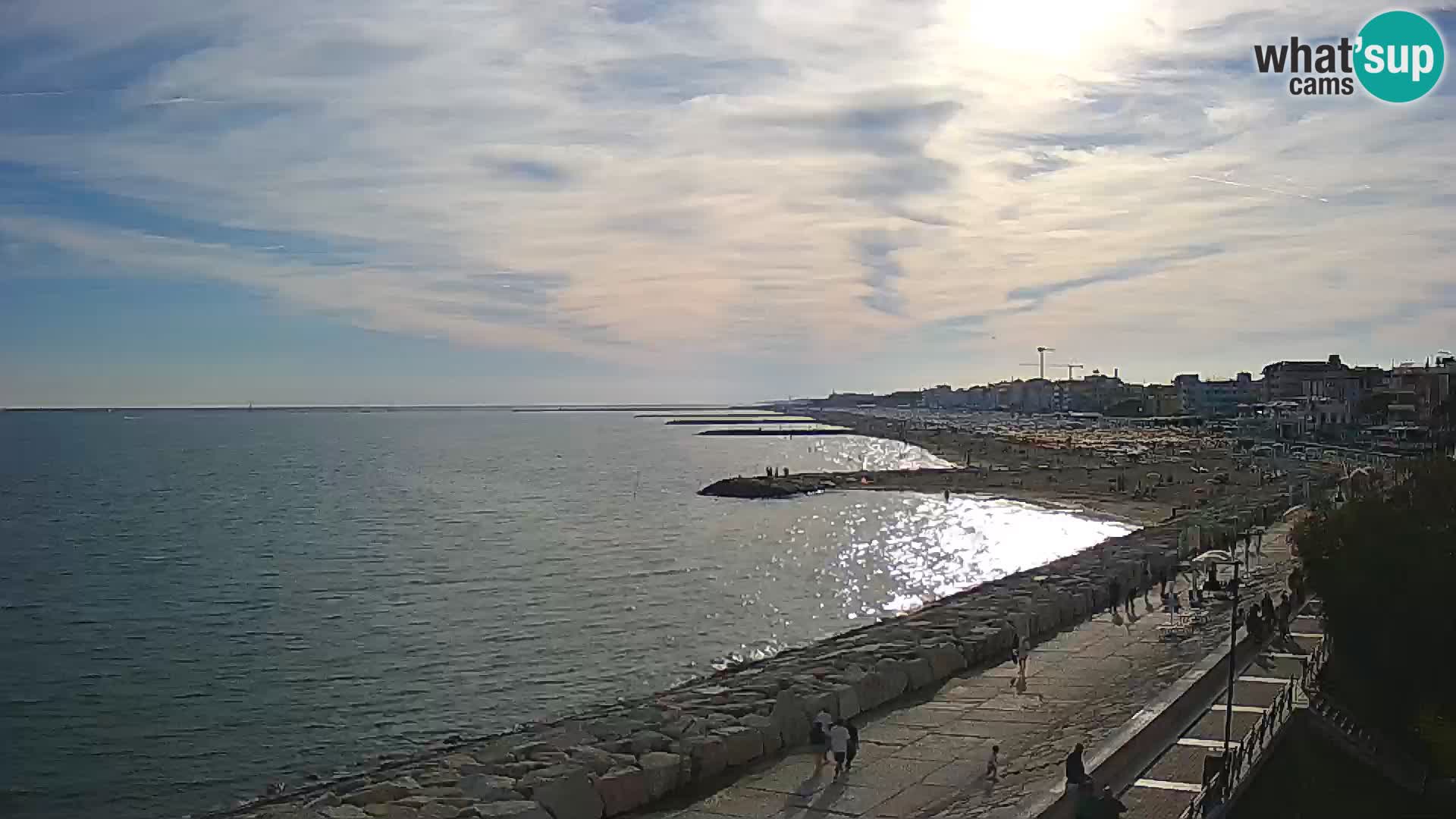 Webcam Caorle Ponente – View from Marinai di Caorle