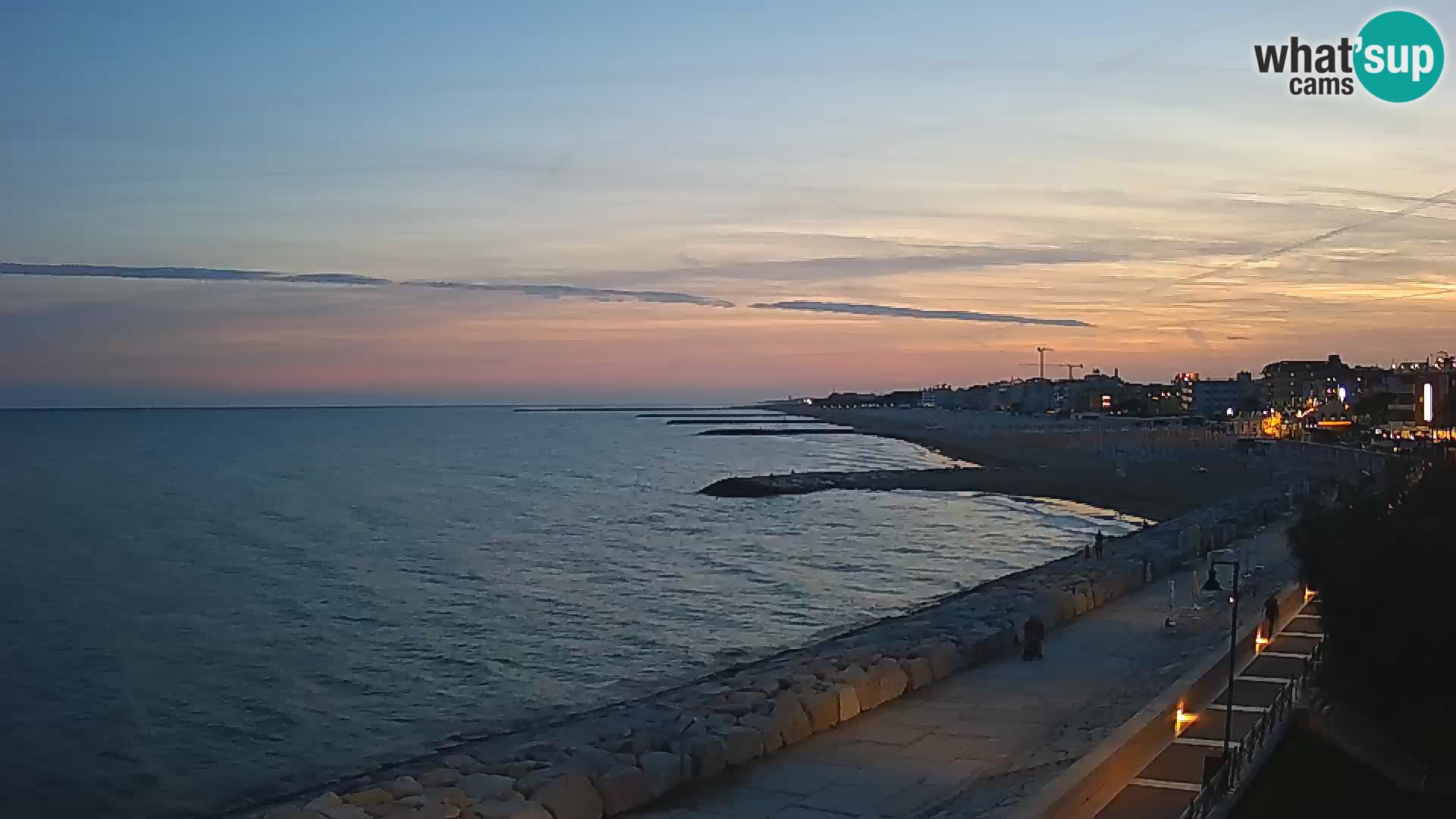 Webcam Caorle Ponente – Blick von Marinai di Caorle