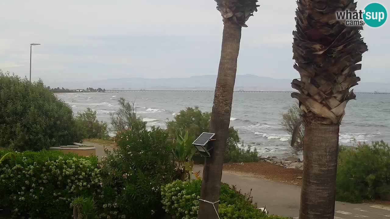 Web kamera uživo Capoterra – plaža La Maddalena – Sardinija – Italija