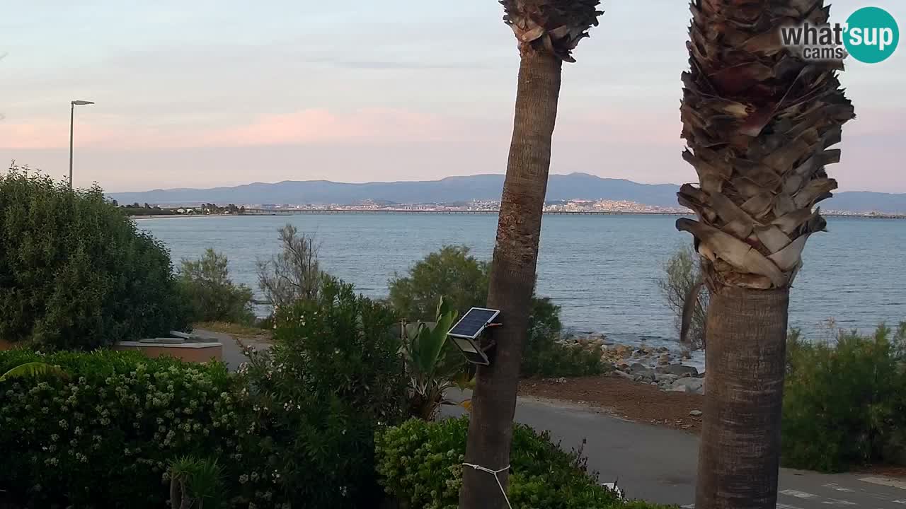 Webcam en direct Capoterra – Plage de La Maddalena – Sardaigne – Italie