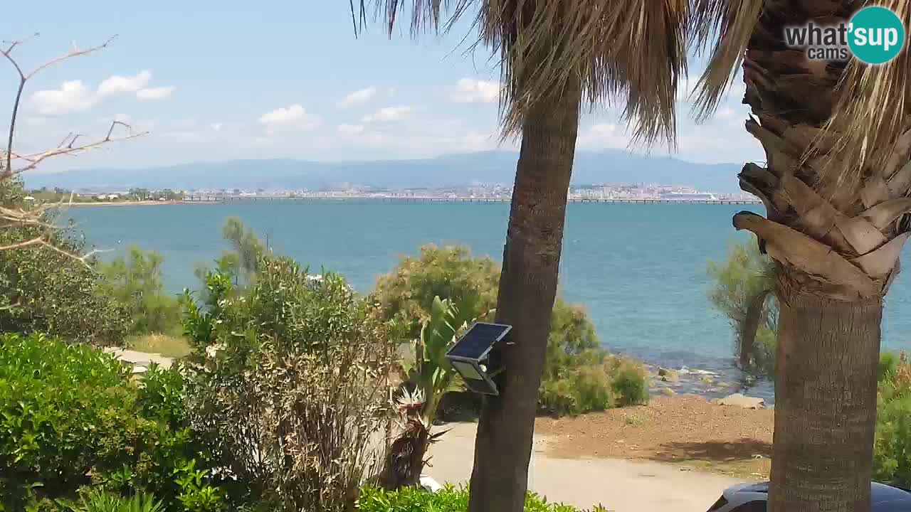 Live Webcam Capoterra – La Maddalena Strand – Sardinien – Italien