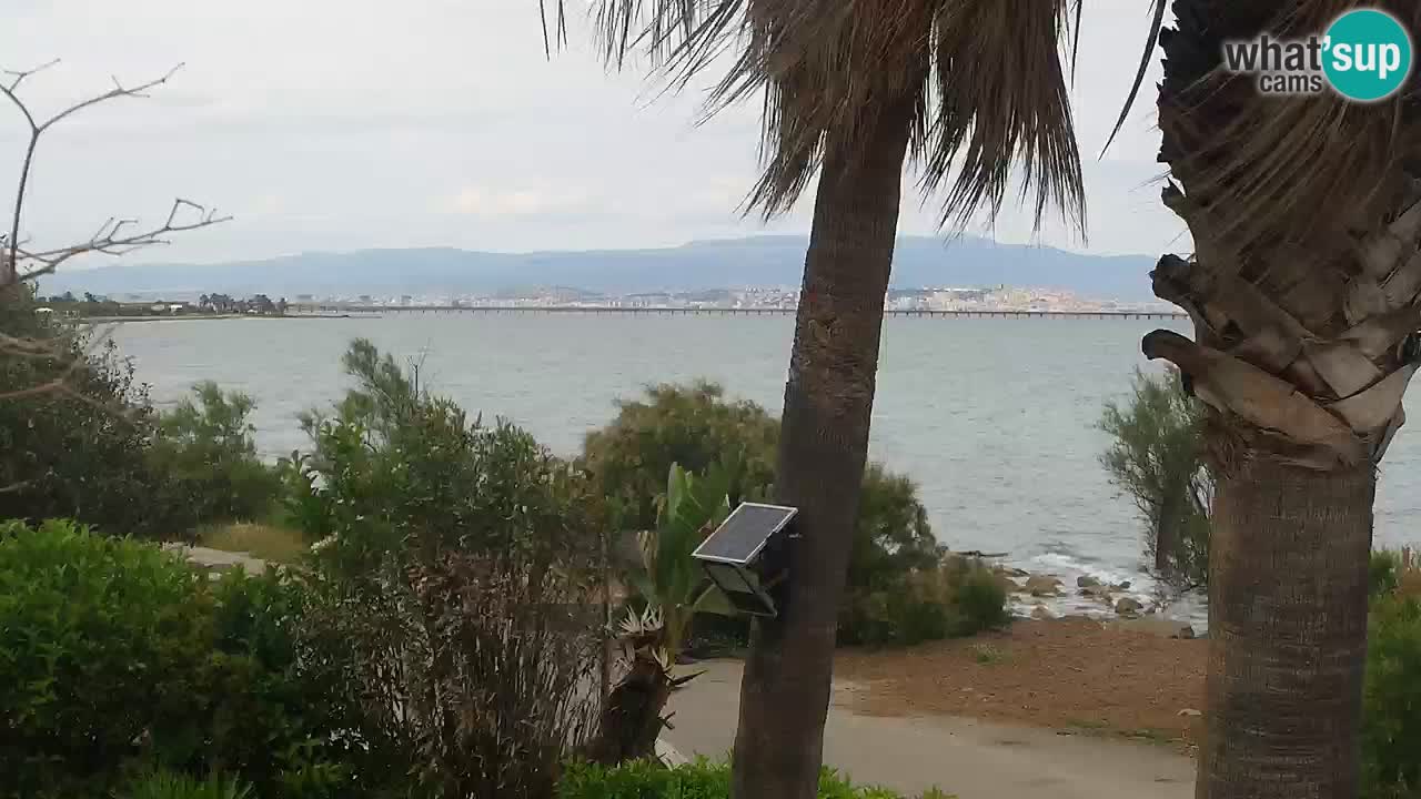 Live webcam Capoterra – Spiaggia della Maddalena – Sardegna – Italia