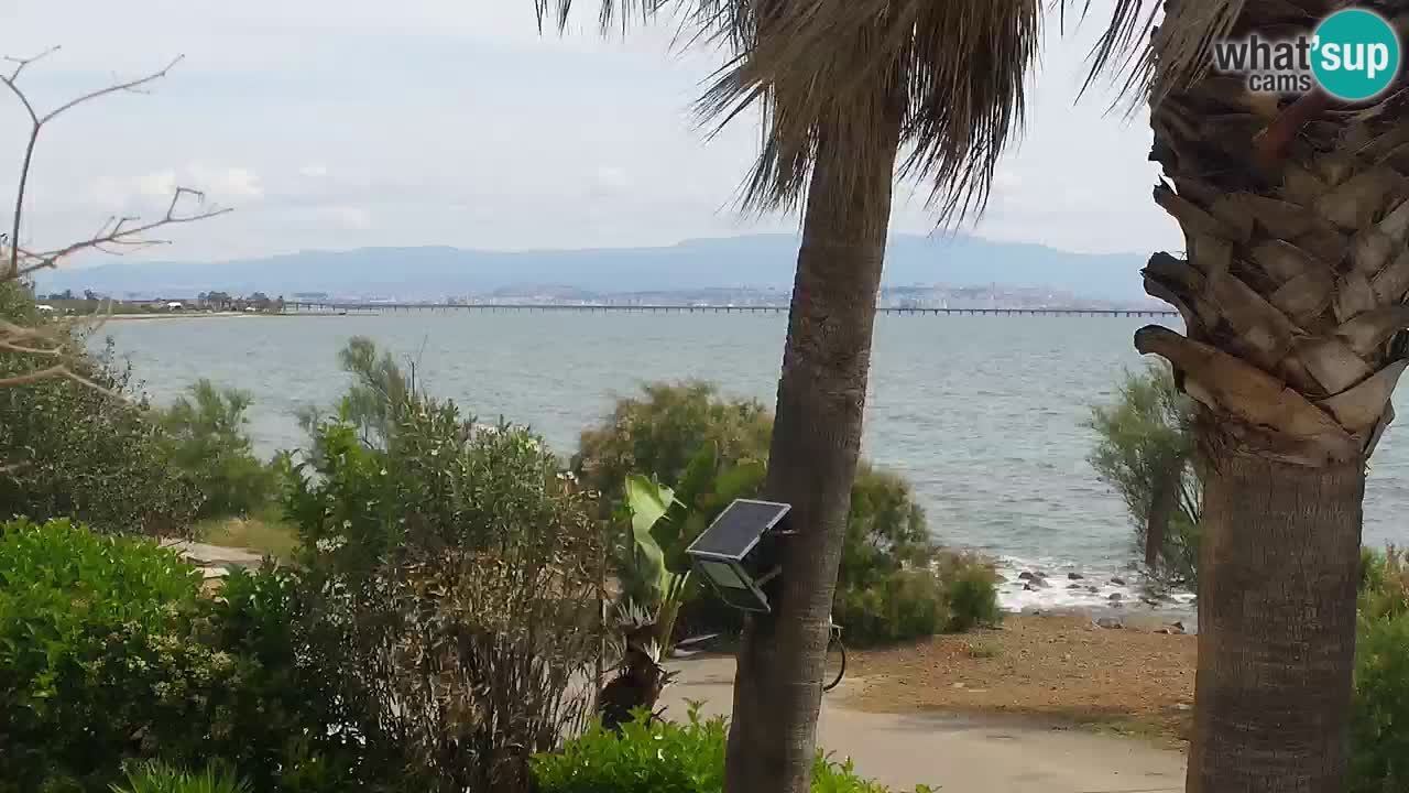 Live Webcam Capoterra – La Maddalena Strand – Sardinien – Italien