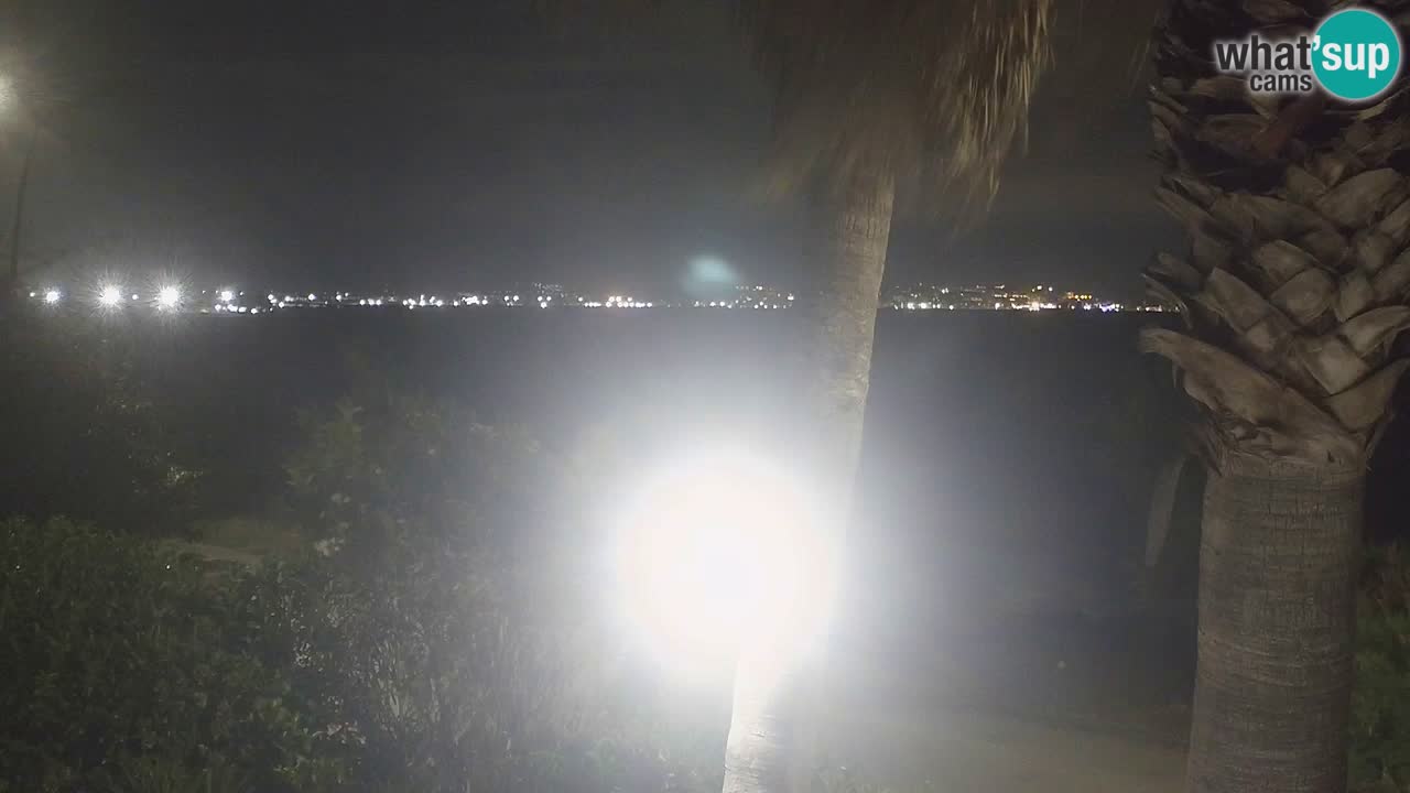 Webcam en direct Capoterra – Plage de La Maddalena – Sardaigne – Italie