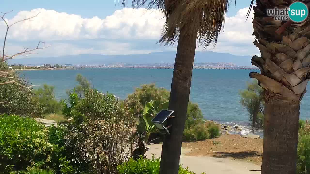 Live webcam Capoterra – La Maddalena beach – Sardinia – Italy
