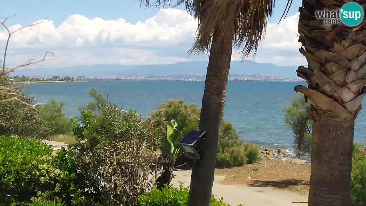 Live Webcam Capoterra – La Maddalena Strand – Sardinien – Italien