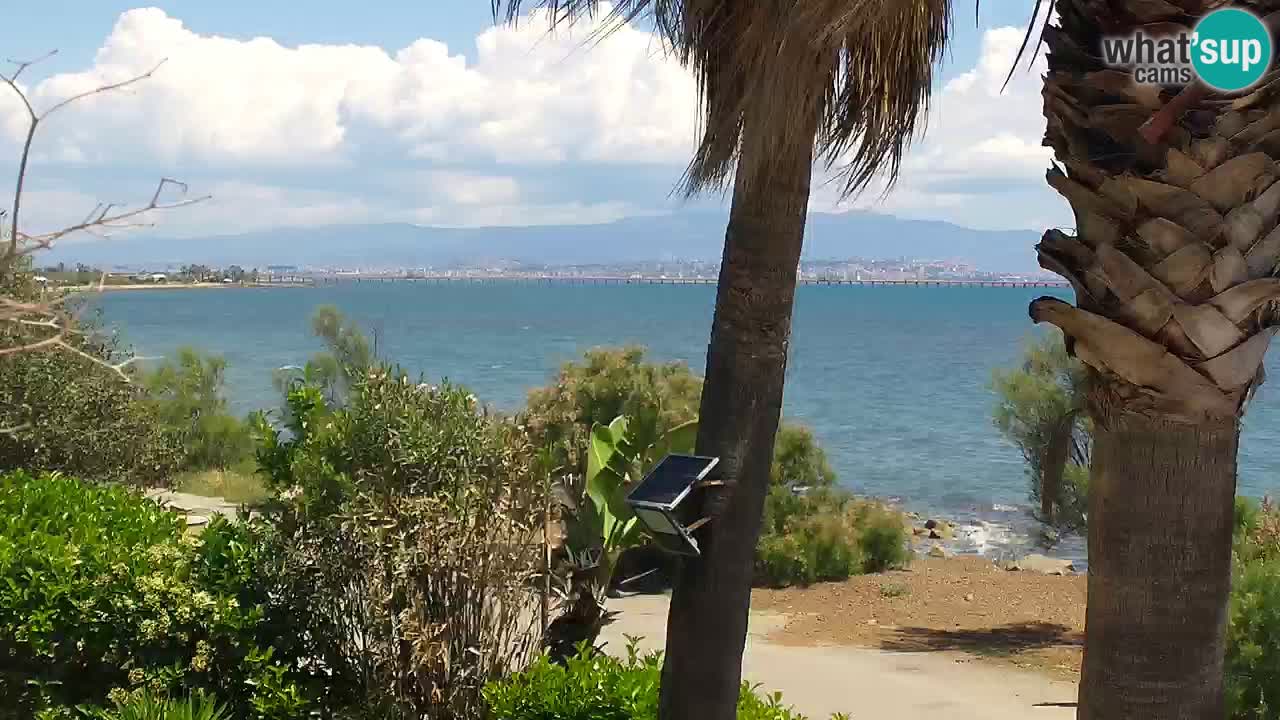 Spletna kamera v živo Capoterra – plaža La Maddalena – Sardinija – Italija