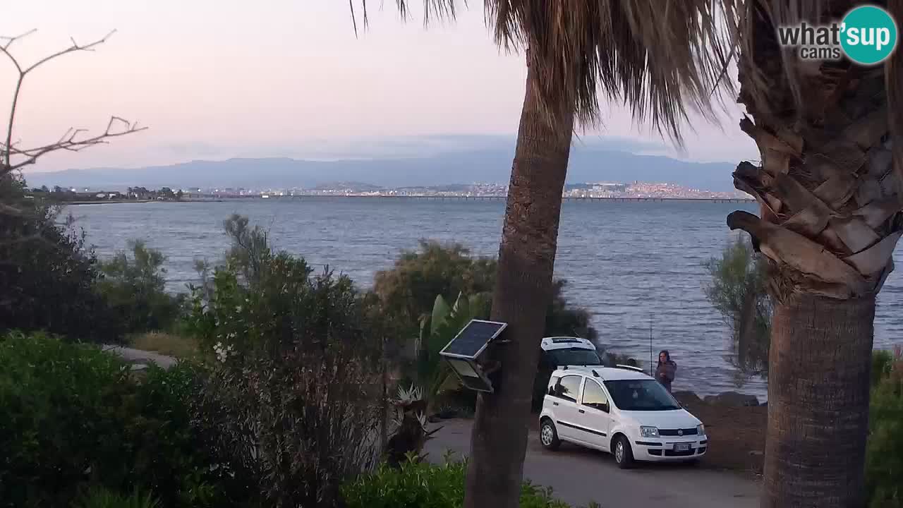 Spletna kamera v živo Capoterra – plaža La Maddalena – Sardinija – Italija