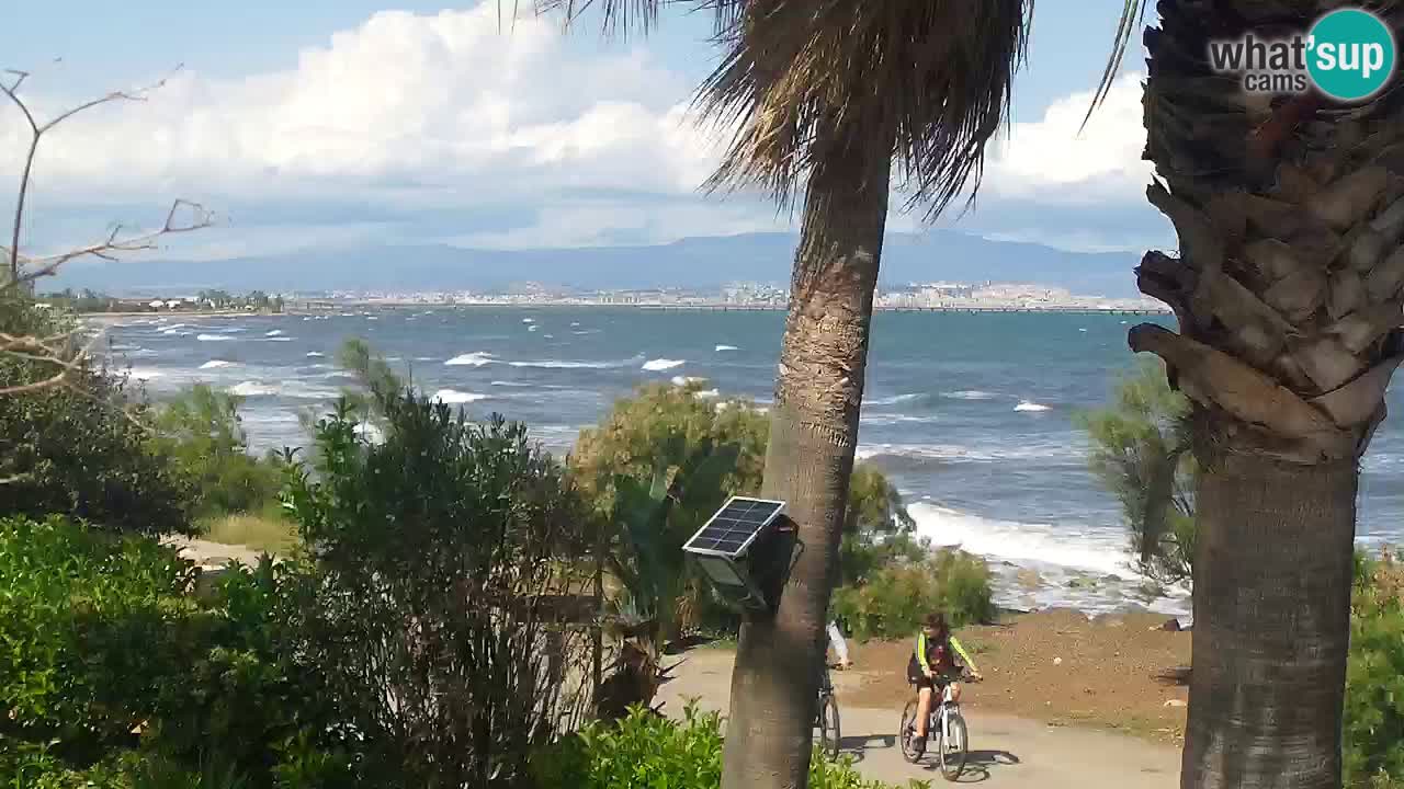 Live Webcam Capoterra – La Maddalena Strand – Sardinien – Italien