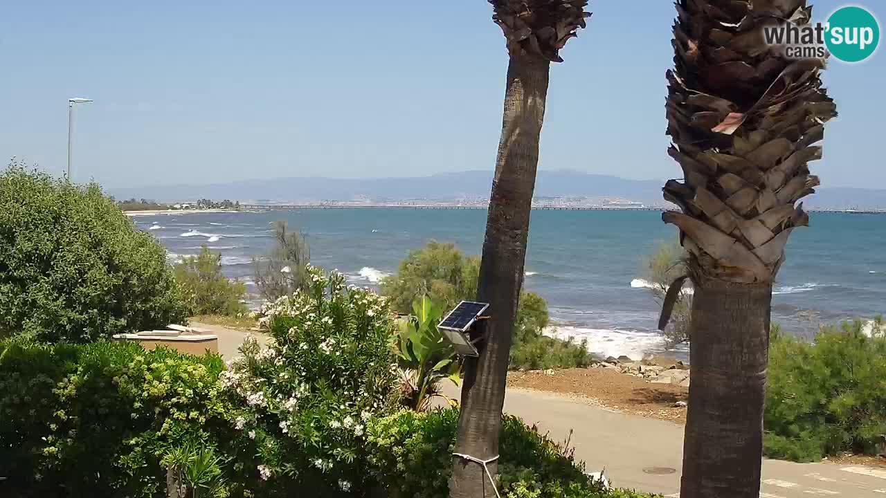 Spletna kamera v živo Capoterra – plaža La Maddalena – Sardinija – Italija