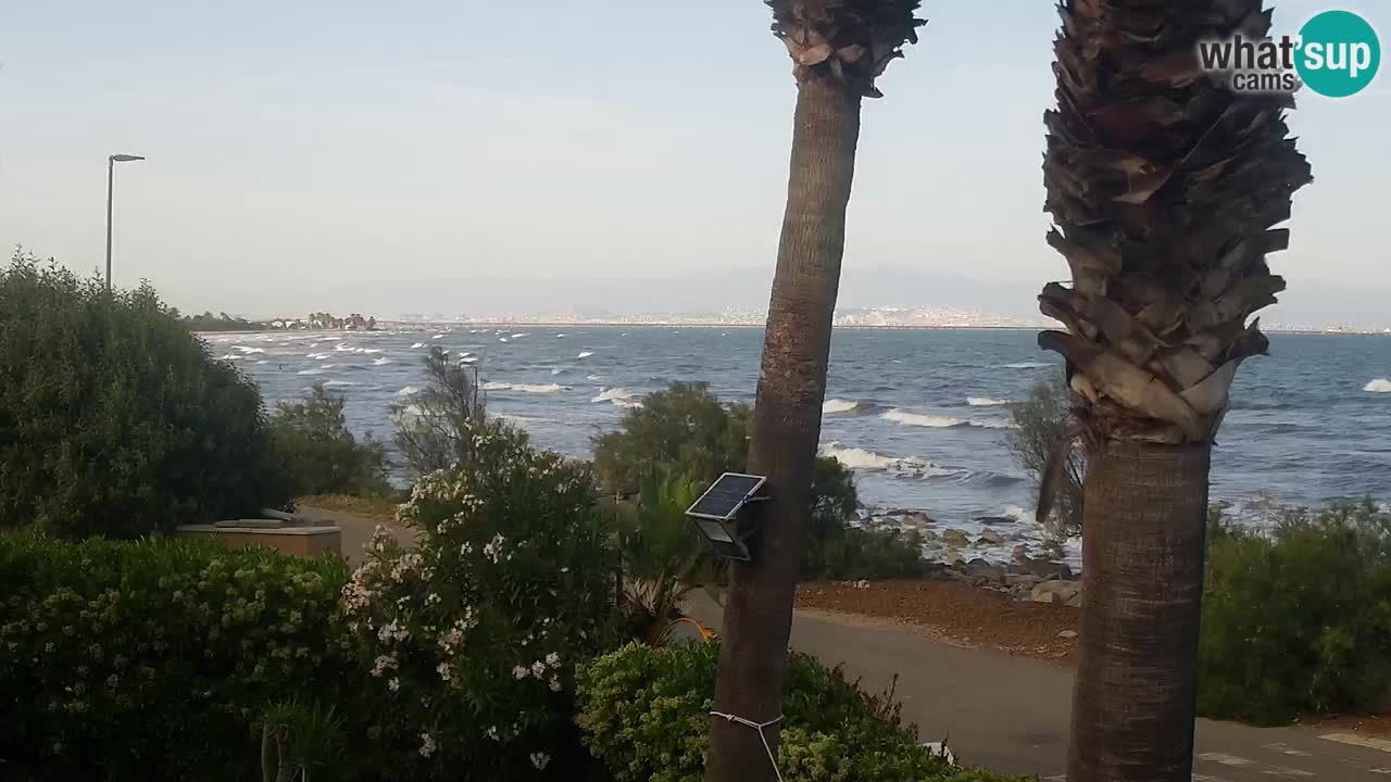 Webcam en vivo Capoterra – Playa La Maddalena – Cerdeña – Italia