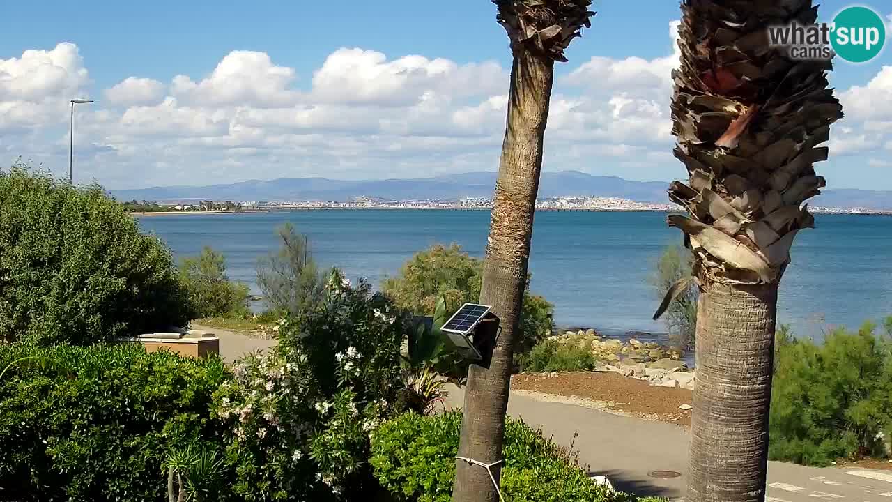 Live webcam Capoterra – La Maddalena beach – Sardinia – Italy