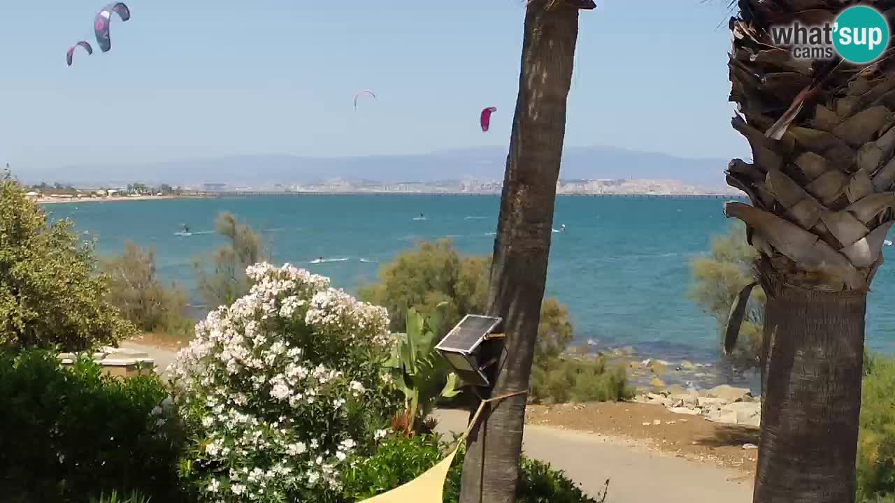 Live Webcam Capoterra – La Maddalena Strand – Sardinien – Italien