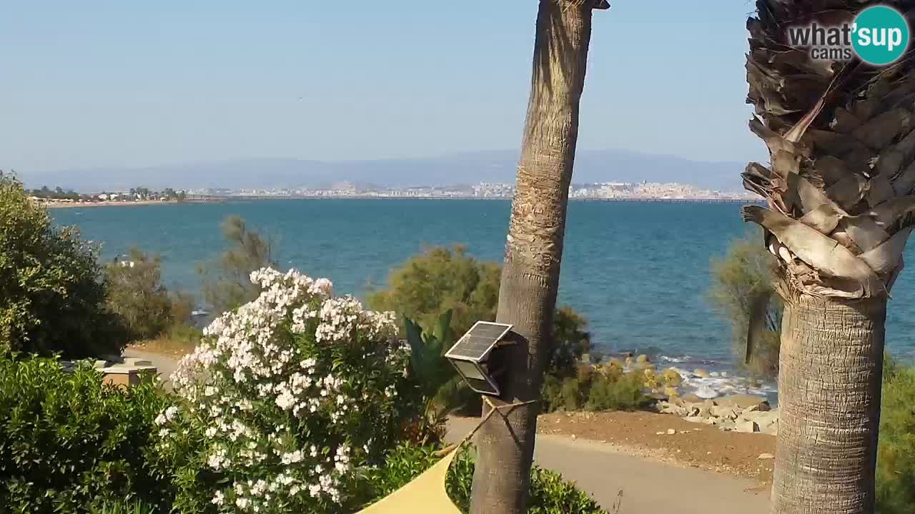 Web kamera uživo Capoterra – plaža La Maddalena – Sardinija – Italija