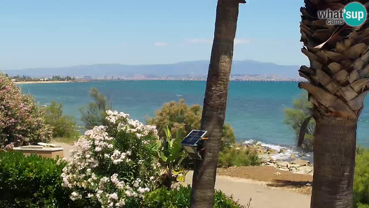 Webcam en vivo Capoterra – Playa La Maddalena – Cerdeña – Italia