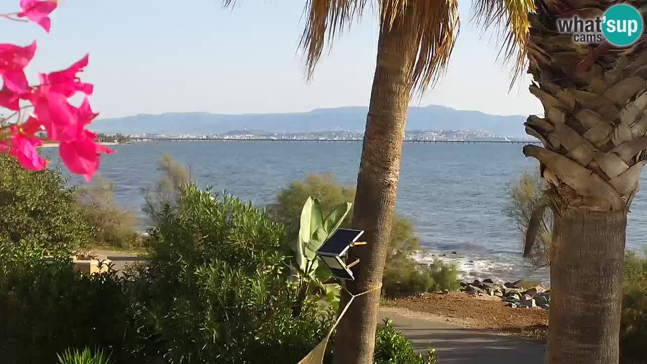 Live webcam Capoterra – Spiaggia della Maddalena – Sardegna – Italia