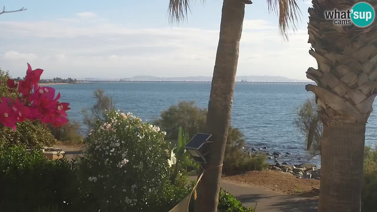 Webcam en direct Capoterra – Plage de La Maddalena – Sardaigne – Italie