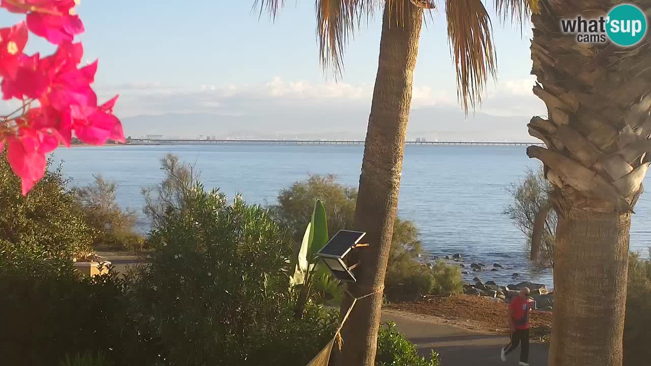 Webcam en vivo Capoterra – Playa La Maddalena – Cerdeña – Italia