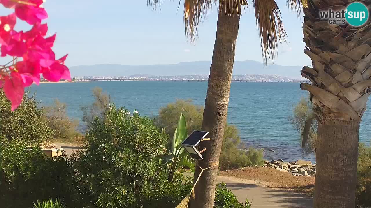 Web kamera uživo Capoterra – plaža La Maddalena – Sardinija – Italija