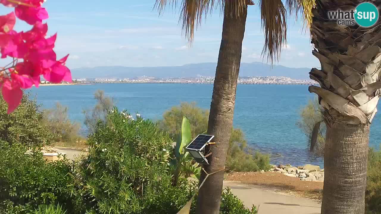 Live webcam Capoterra – Spiaggia della Maddalena – Sardegna – Italia