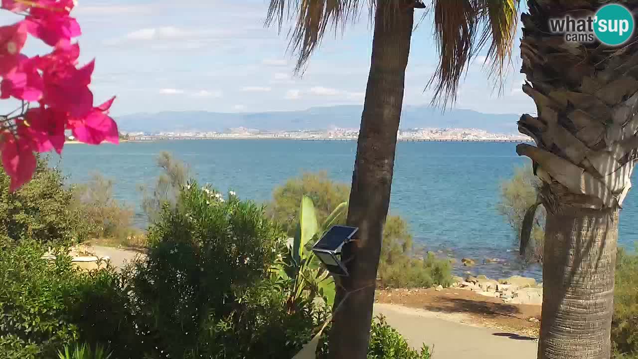 Live webcam Capoterra – Spiaggia della Maddalena – Sardegna – Italia