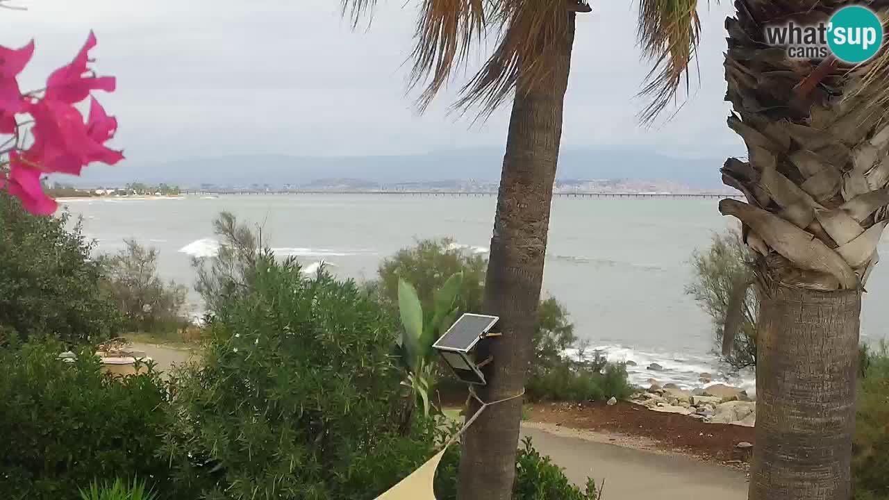 Webcam en vivo Capoterra – Playa La Maddalena – Cerdeña – Italia