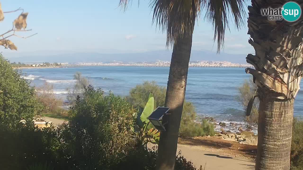 Web kamera uživo Capoterra – plaža La Maddalena – Sardinija – Italija