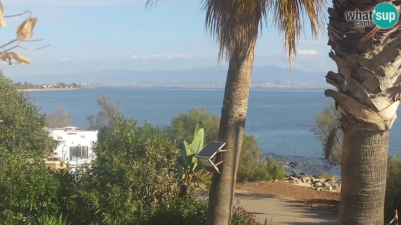 Webcam en vivo Capoterra – Playa La Maddalena – Cerdeña – Italia