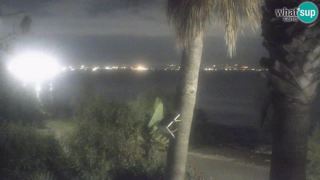 Webcam en vivo Capoterra – Playa La Maddalena – Cerdeña – Italia