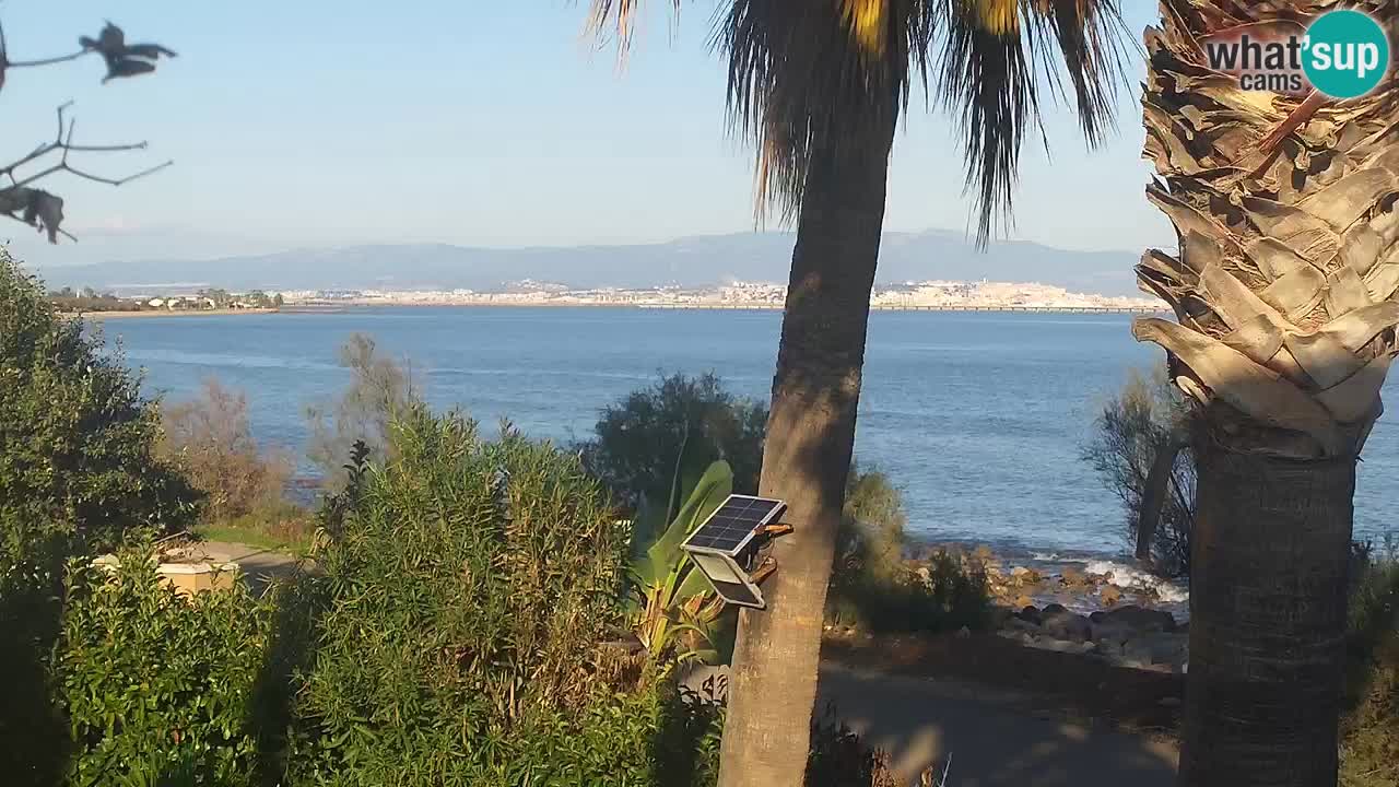 Webcam en vivo Capoterra – Playa La Maddalena – Cerdeña – Italia