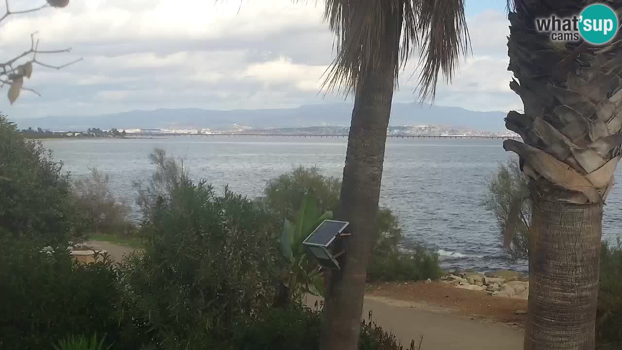 Live webcam Capoterra – Spiaggia della Maddalena – Sardegna – Italia