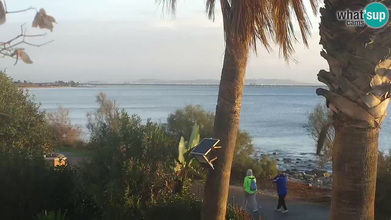 Live webcam Capoterra – Spiaggia della Maddalena – Sardegna – Italia