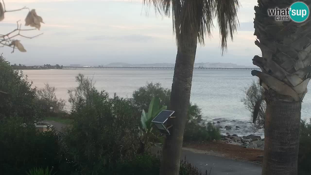 Webcam en vivo Capoterra – Playa La Maddalena – Cerdeña – Italia