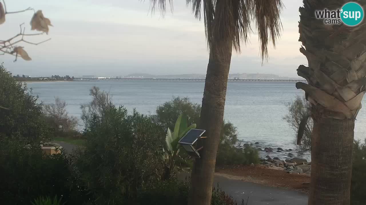 Live webcam Capoterra – Spiaggia della Maddalena – Sardegna – Italia