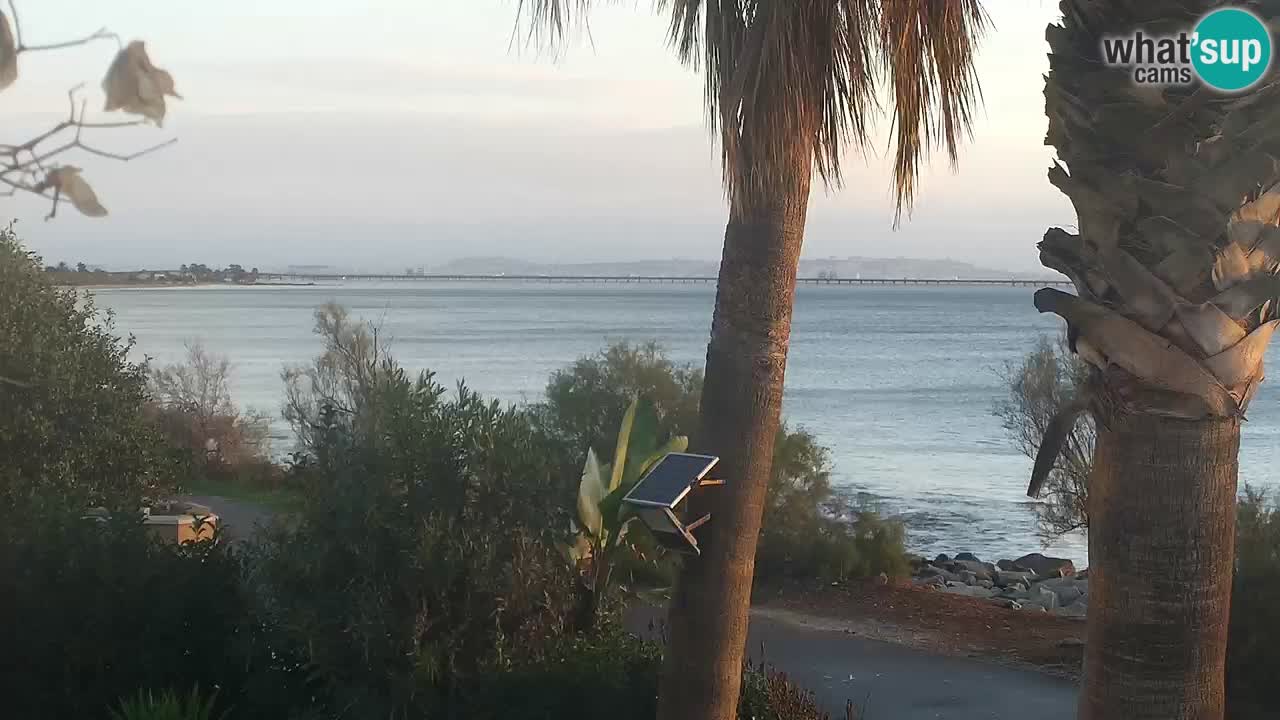 Webcam en vivo Capoterra – Playa La Maddalena – Cerdeña – Italia