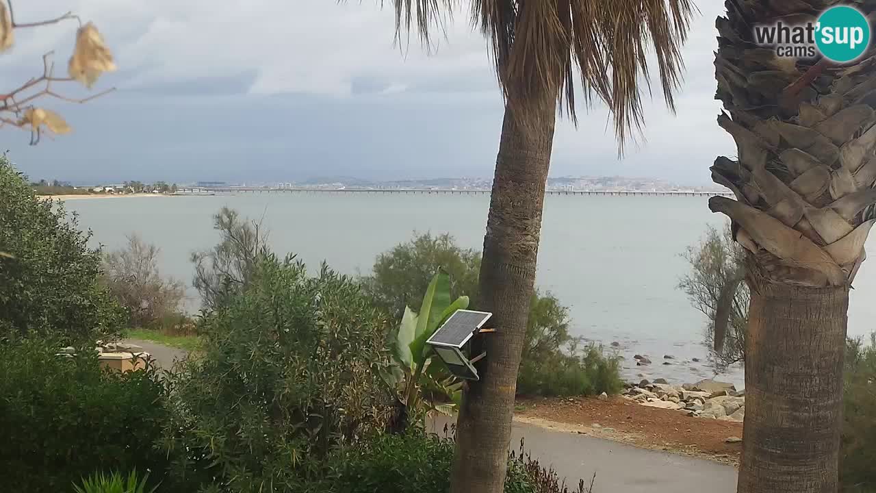 Spletna kamera v živo Capoterra – plaža La Maddalena – Sardinija – Italija