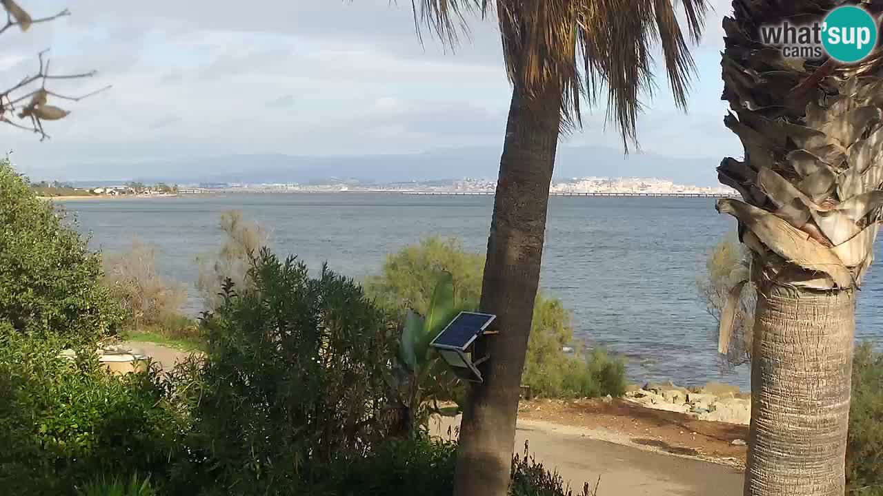 Spletna kamera v živo Capoterra – plaža La Maddalena – Sardinija – Italija