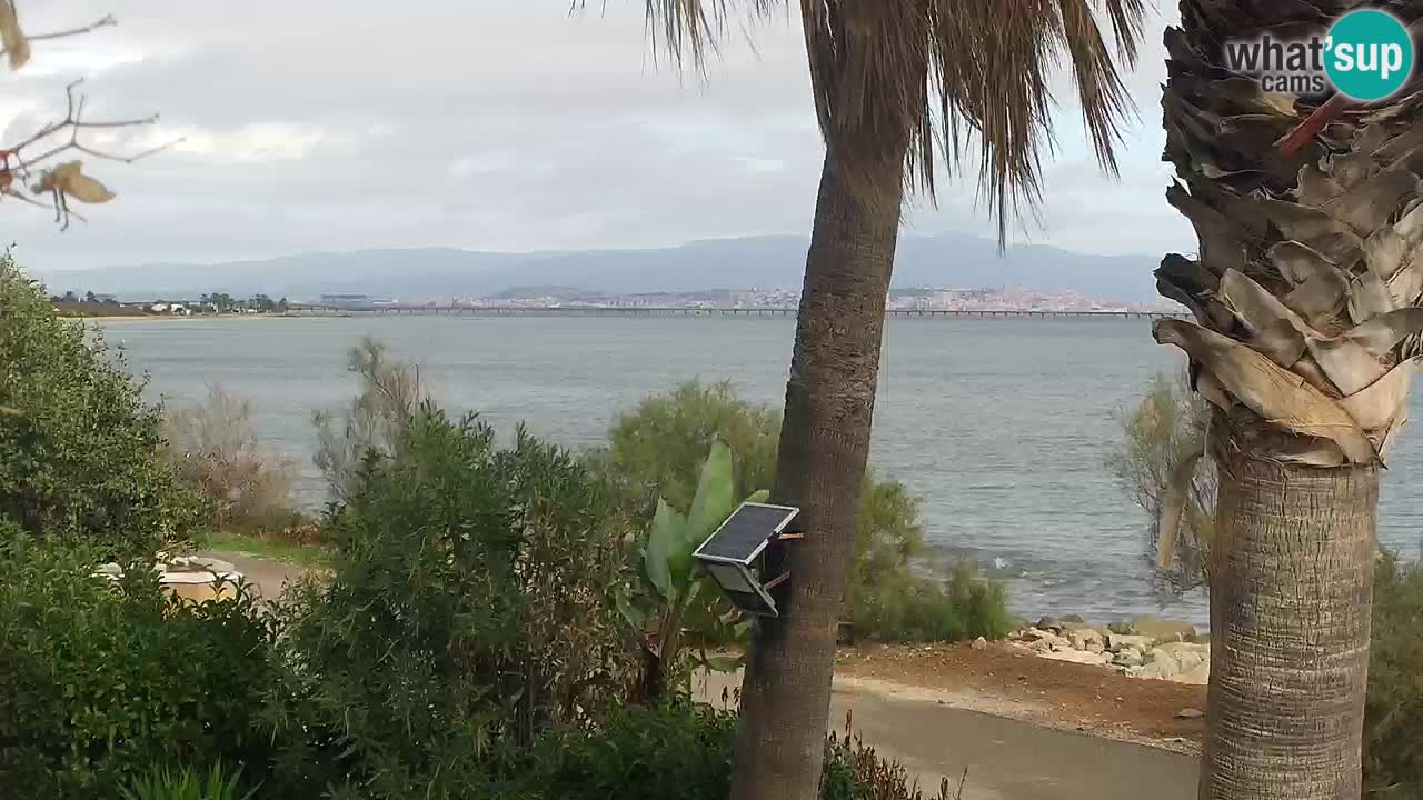 Spletna kamera v živo Capoterra – plaža La Maddalena – Sardinija – Italija