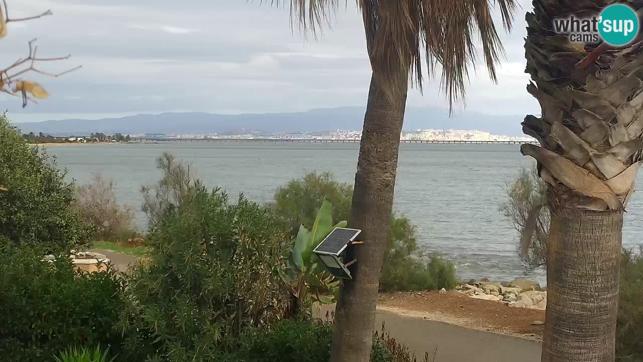 Spletna kamera v živo Capoterra – plaža La Maddalena – Sardinija – Italija