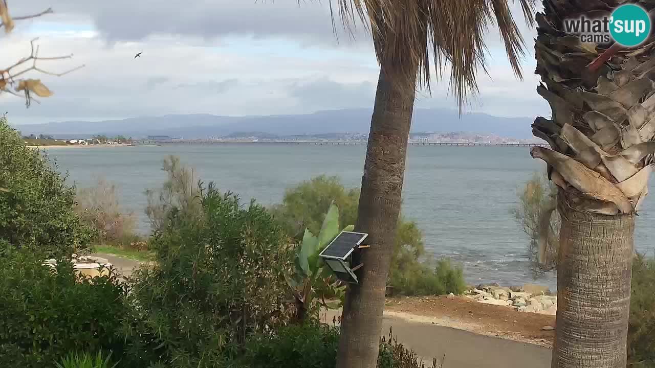 Live webcam Capoterra – Spiaggia della Maddalena – Sardegna – Italia