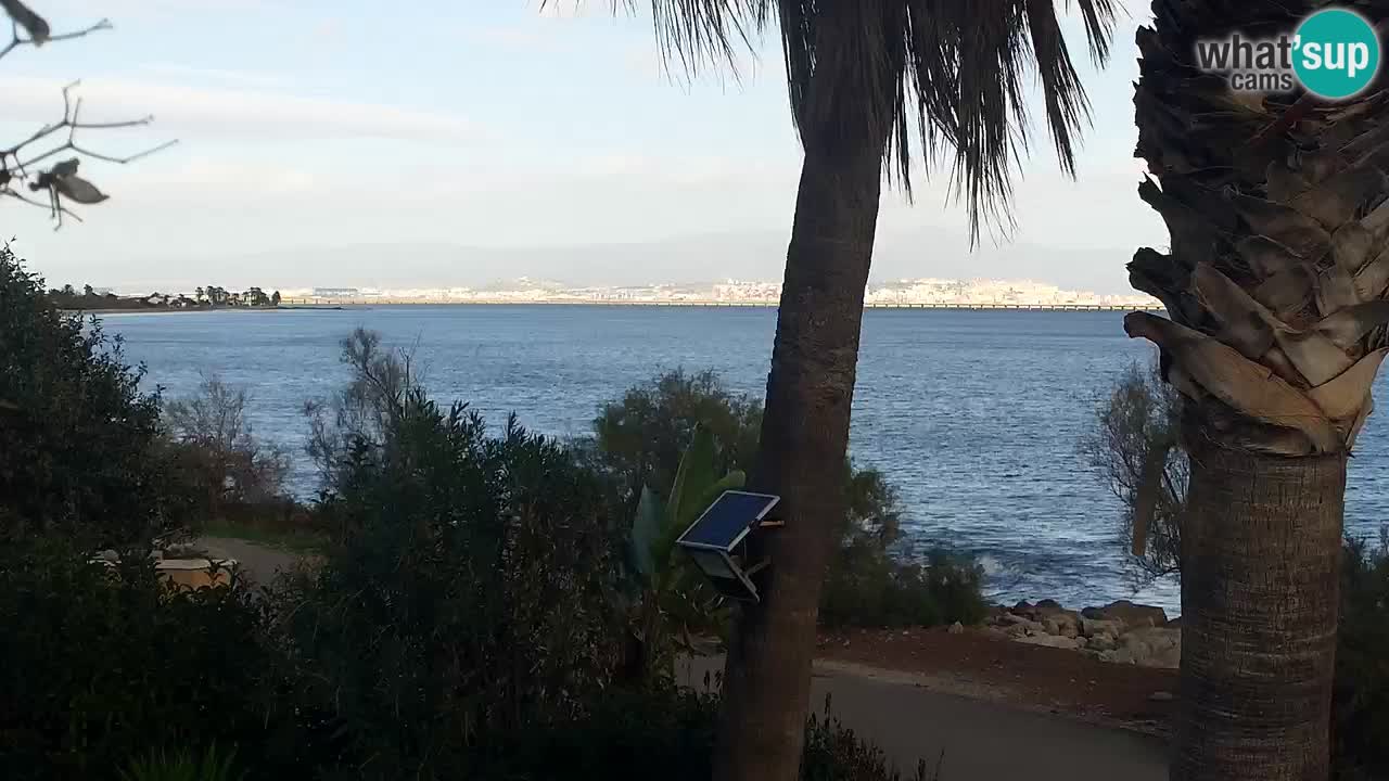 Live webcam Capoterra – Spiaggia della Maddalena – Sardegna – Italia