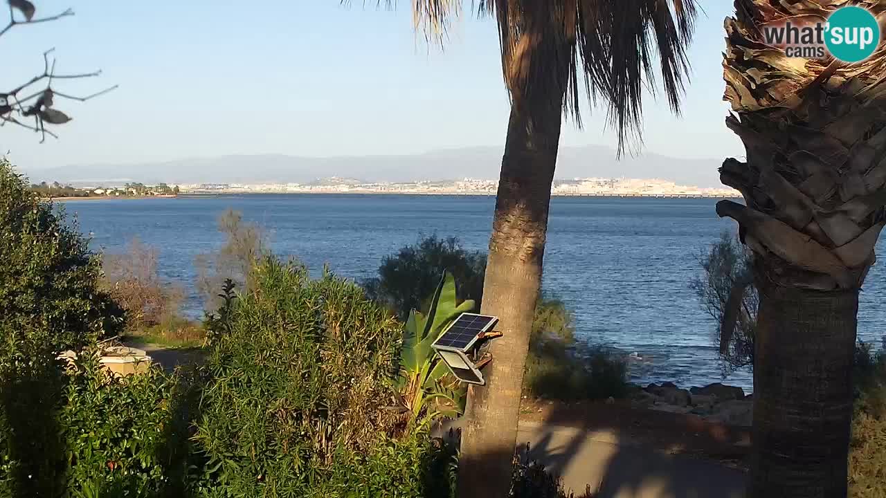 Live webcam Capoterra – Spiaggia della Maddalena – Sardegna – Italia