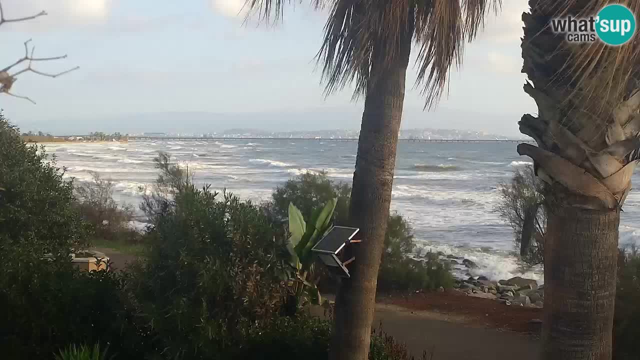 Live webcam Capoterra – Spiaggia della Maddalena – Sardegna – Italia