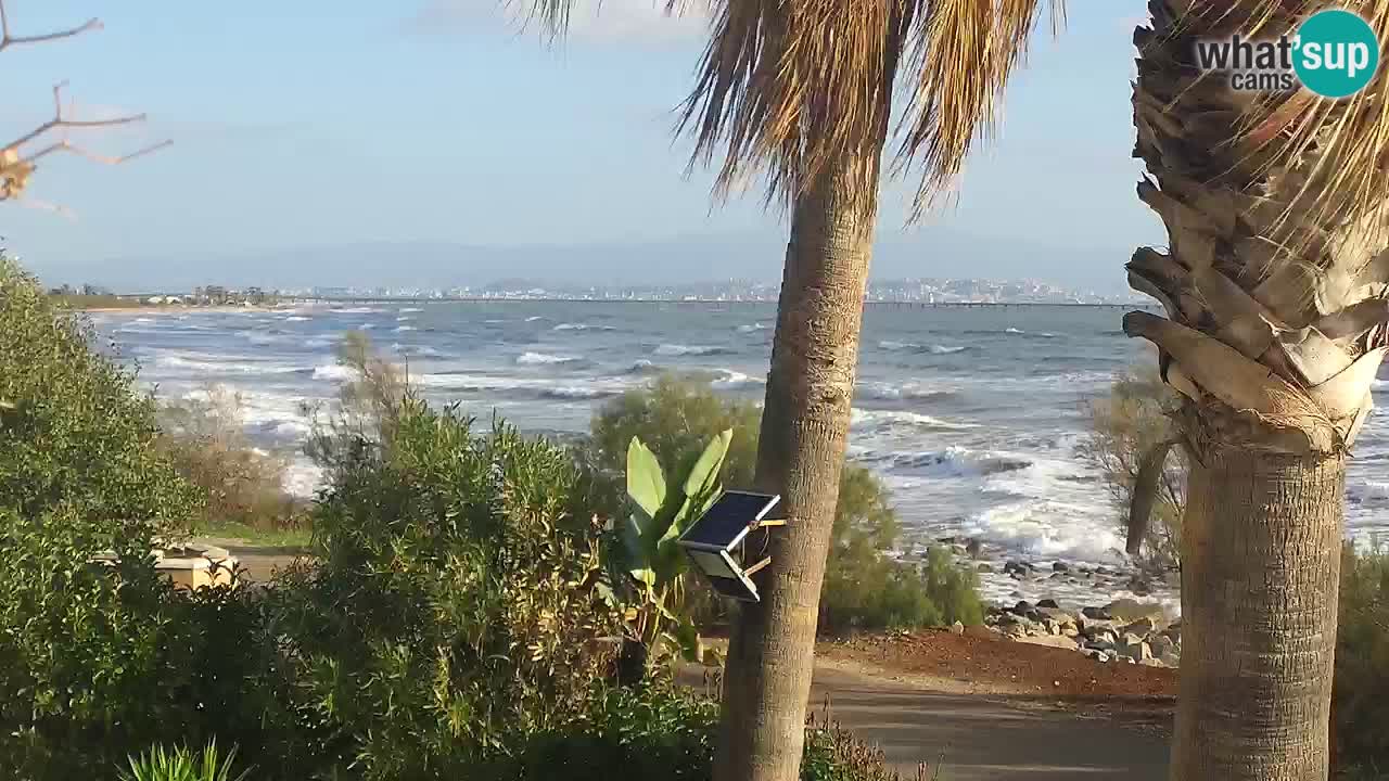 Live Webcam Capoterra – La Maddalena Strand – Sardinien – Italien