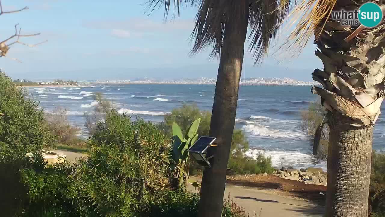 Spletna kamera v živo Capoterra – plaža La Maddalena – Sardinija – Italija