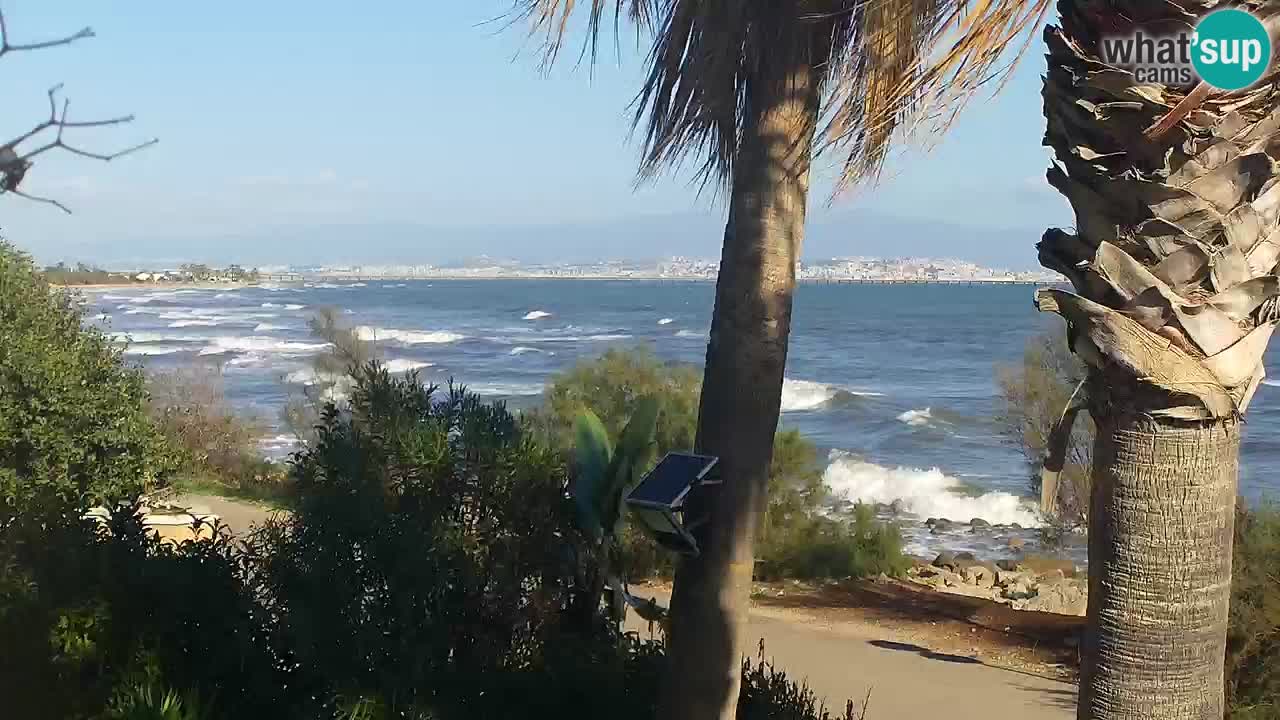 Web kamera uživo Capoterra – plaža La Maddalena – Sardinija – Italija