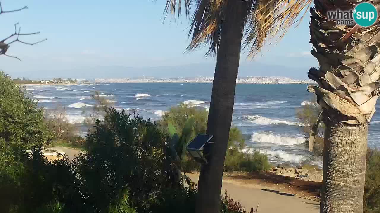 Webcam en vivo Capoterra – Playa La Maddalena – Cerdeña – Italia