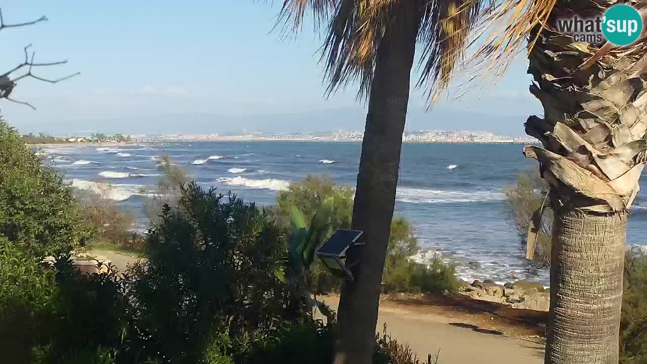 Webcam en vivo Capoterra – Playa La Maddalena – Cerdeña – Italia