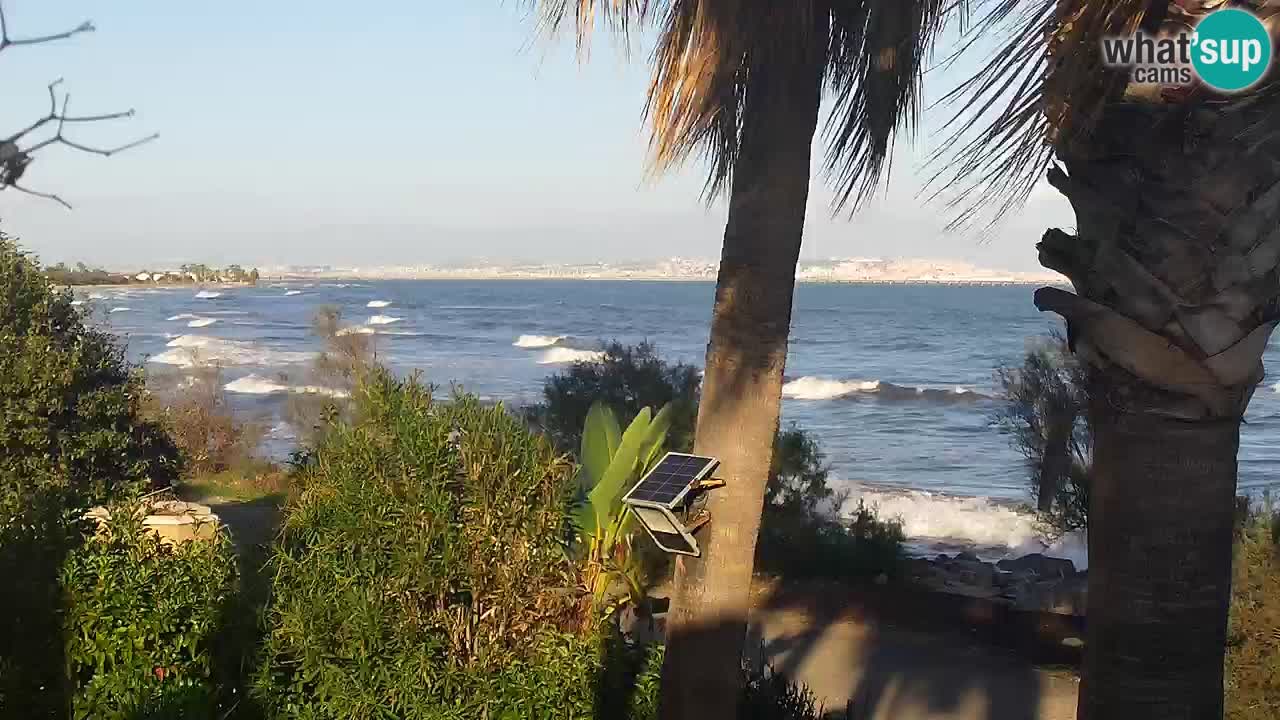 Live webcam Capoterra – Spiaggia della Maddalena – Sardegna – Italia