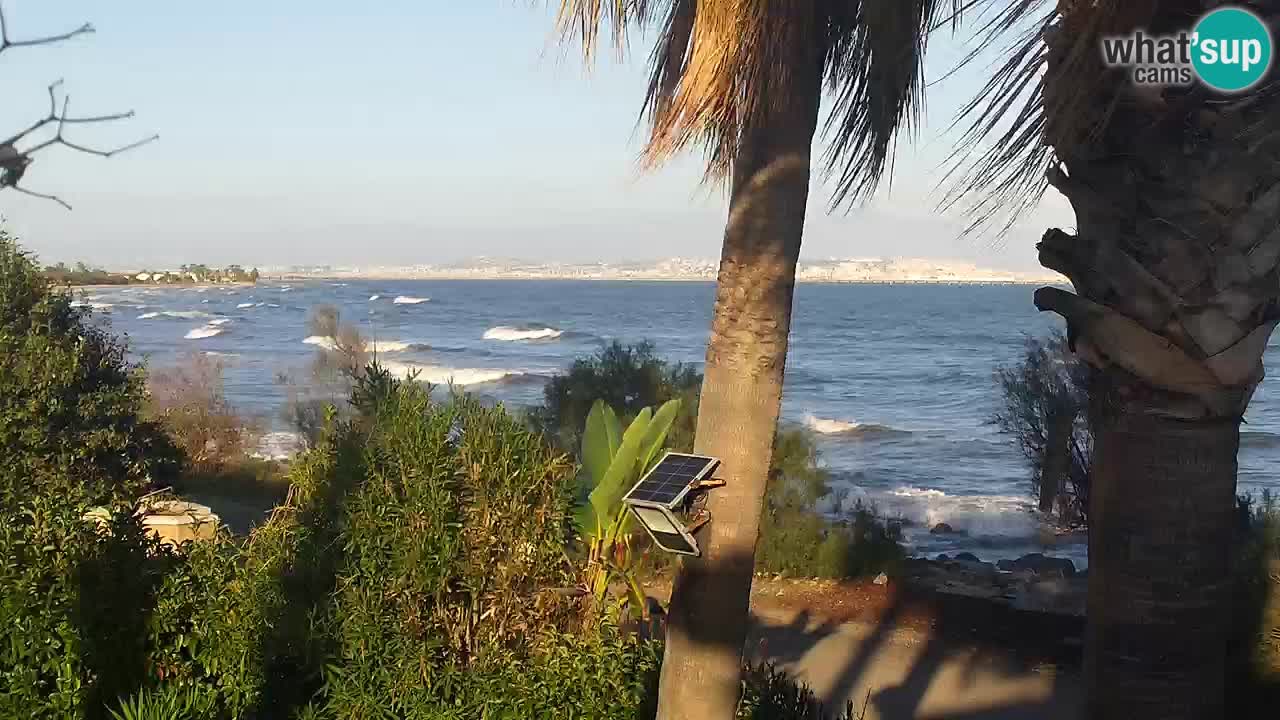 Live webcam Capoterra – Spiaggia della Maddalena – Sardegna – Italia